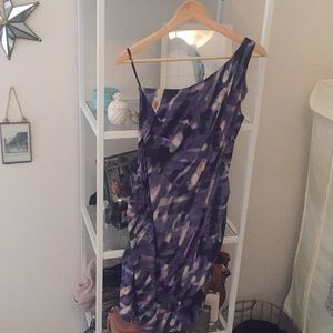 Cynthia Steffe one shoulder printed dress